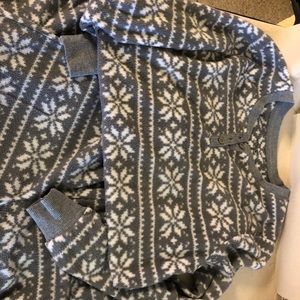 Fleece girls pajama set